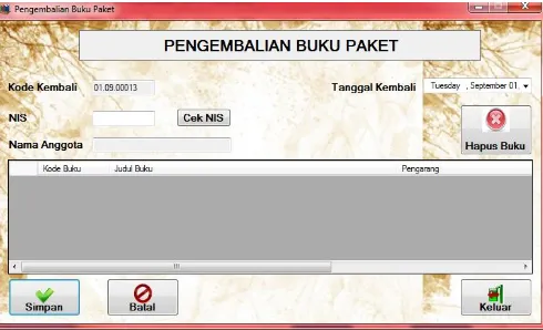 Gambar 10 Implementasi Form Tambah Data Anggota 