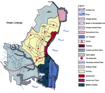 Gambar 4.2.  Wilayah Administrasi Kota Ranai (kelurahan Ranai) 