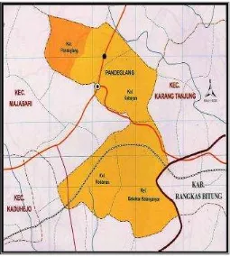 Gambar 4. Peta Adminstrasi Kecamatan Pandeglang 