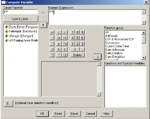 Gambar 7.7 Kotak Dialog Compute Variable 