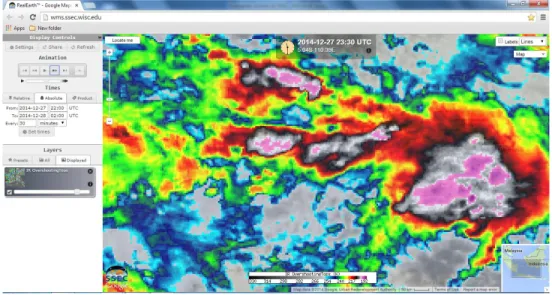 Gambar 6. Citra satelit infra red (Sumber :SSEC RealEarth)