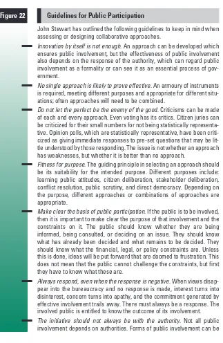 Figure 22 Guidelines for Public Participation