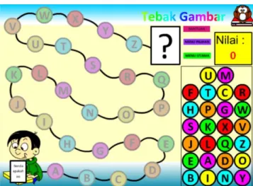 Gambar Tampilan Implementasi Halaman Menu Puzzel 