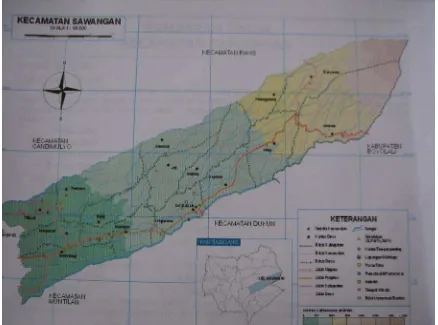 Gambar 4.2  Peta Kecamatan Sawangan 