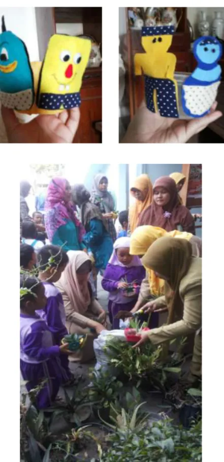 Gambar 7. Pelatihan Pembuatan POTY POT dan Praktek Penanaman (3)  oleh Ibu Erna Herawati, S.H