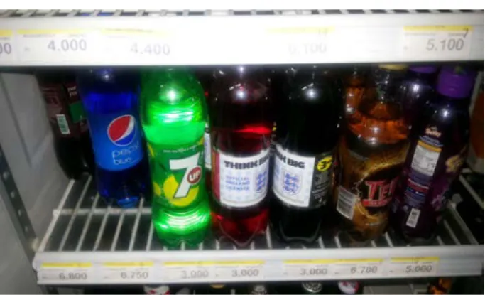 Gambar 1.2 Display minuman 