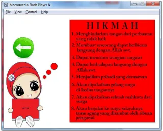 Gambar 5.6 Halaman Hikmah 