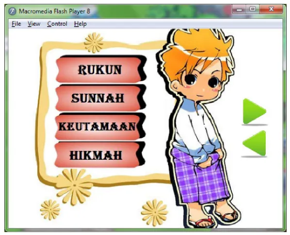 Gambar 5.2 Halaman Menu 