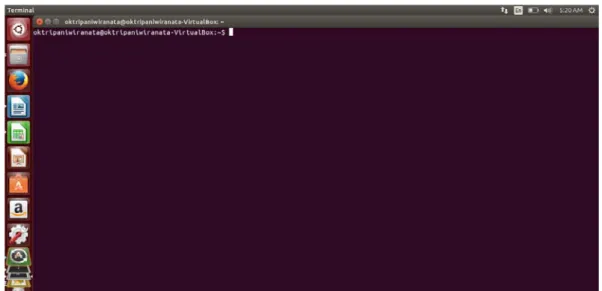 Gambar Terminal Pada Ubuntu 12.35 