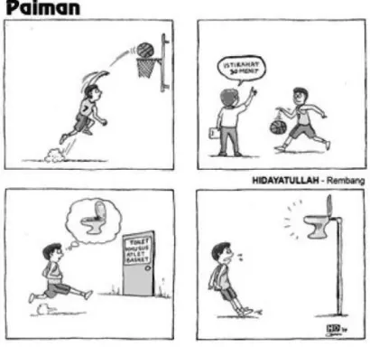 Gambar 6 ‘Kartun tema ‘Sakit’ Sebagai bentuk gag cartoon’ (Pranowo 2009: online).  