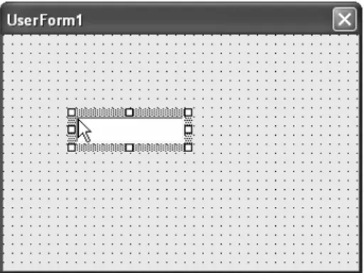 Gambar 5.19 Menambahkan kontrol ke dalam UserForm. 