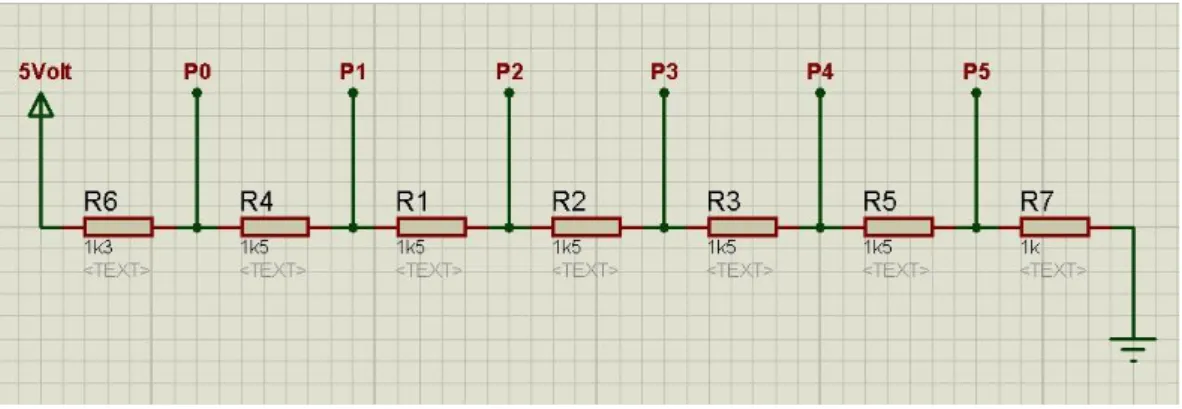 Gambar 3.8. Rangkaian 6 position switch 