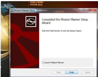 Gambar 3.5. Mission planner setup wizard 