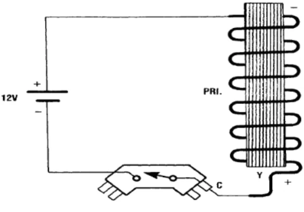 Gambar 2.2. Diagram rangkaian primer ketika terbuka 