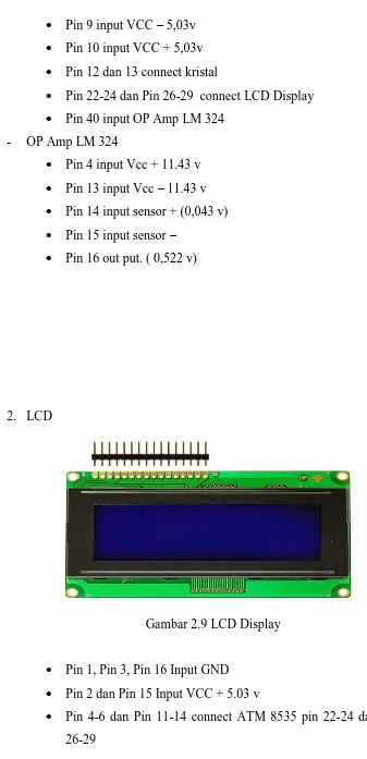 Gambar 2.9 LCD Display 