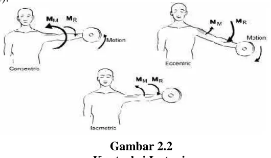 Gambar 2.2 Kontraksi Isotonis 