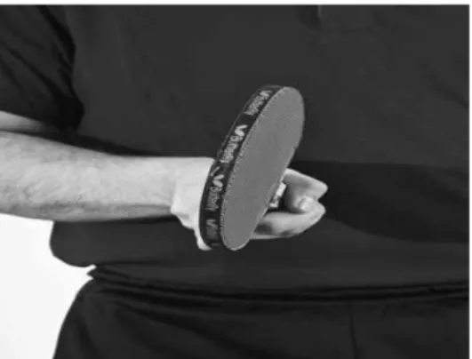 Gambar 18 . Grip Forehand  Kuat 