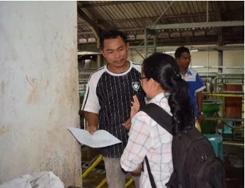 Gambar 14. Persiapan Pengukuran Kebisingan 