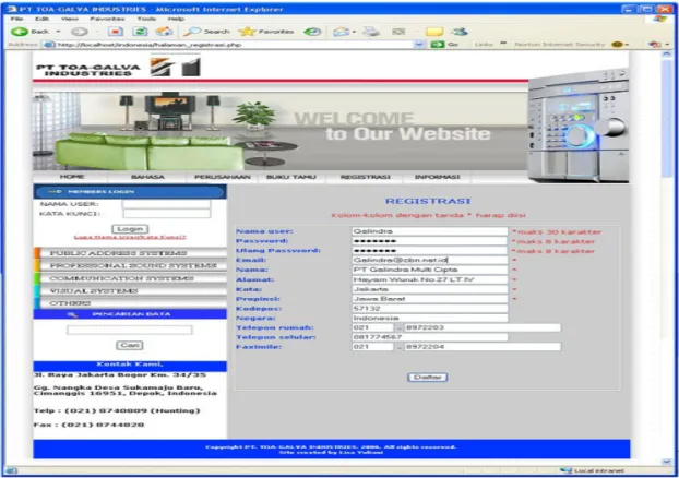 Gambar 7. Halaman Data Produk untuk Member  4.3 Pengujian Halaman Shopping Cart 