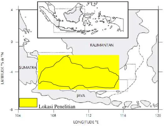 Gambar 1. Peta lokasi kegiatan penelitian Figure 1. Range of survey location