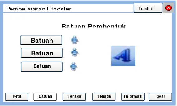 Gambar 5:  Perancangan Halaman Batuan Pembentuk 