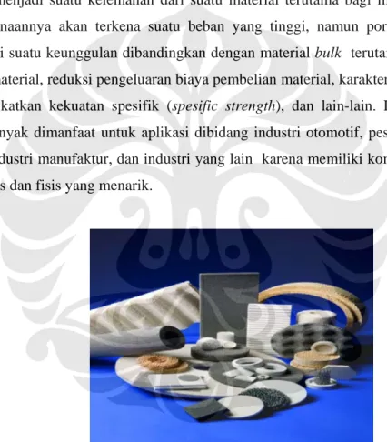 Gambar 2.1. Logam busa [4] . 