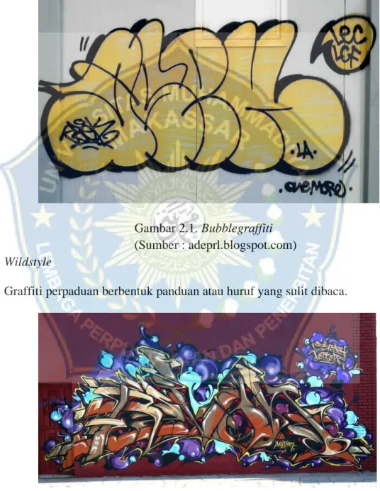 Gambar 2.1. Bubblegraffiti  (Sumber : adeprl.blogspot.com)  b.  Wildstyle  