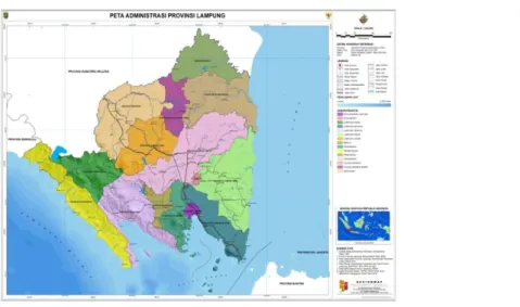 Gambar 1. Peta Provinsi Lampung 