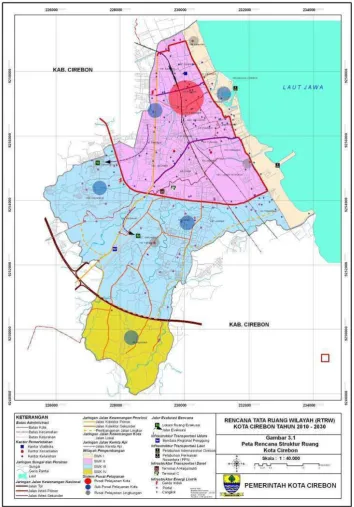 Gambar 3.1 Peta Kota Cirebon