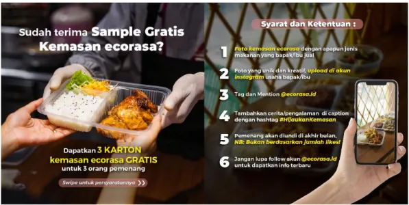 Gambar 3.8. Feeds Kuis Ecorasa Slide 1&amp;2 