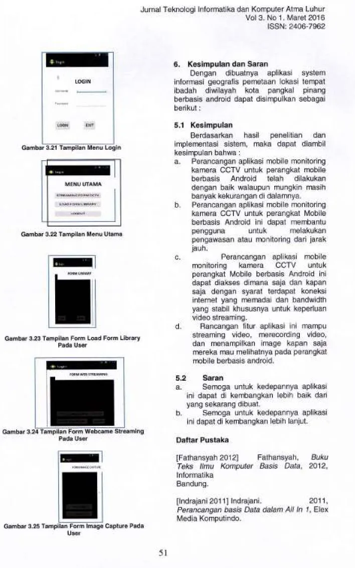 Gambar  3.21  Tampilan  Menu  Login