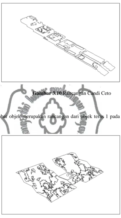 Gambar 3.10 Rancangan Candi Ceto 