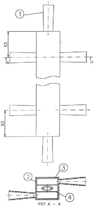 Gambar 2. Konstruksi Plate Heat Exchanger