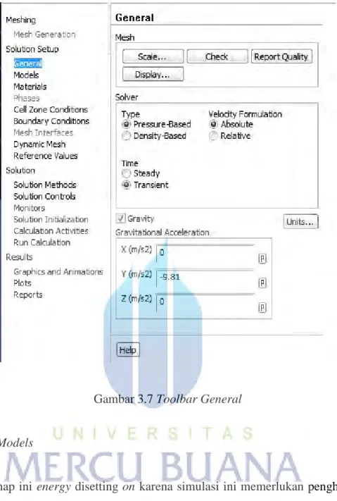 Gambar 3.7 Toolbar General 