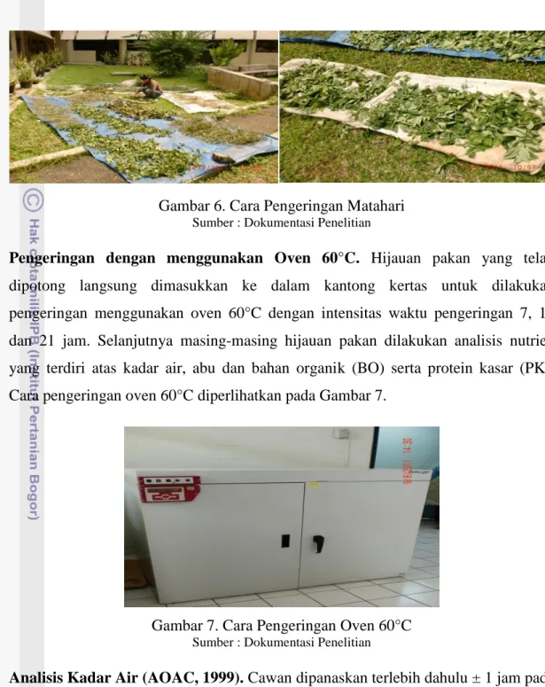 Gambar 6. Cara Pengeringan Matahari  