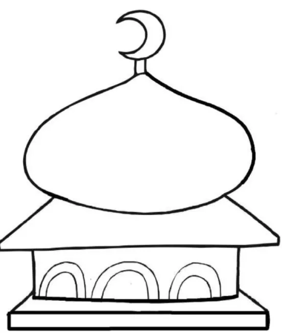 Gambar 1.12: Pola mozaik masjid 