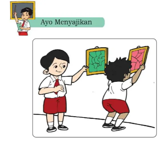 Gambar 1.15: Memasang hasil karyaku 