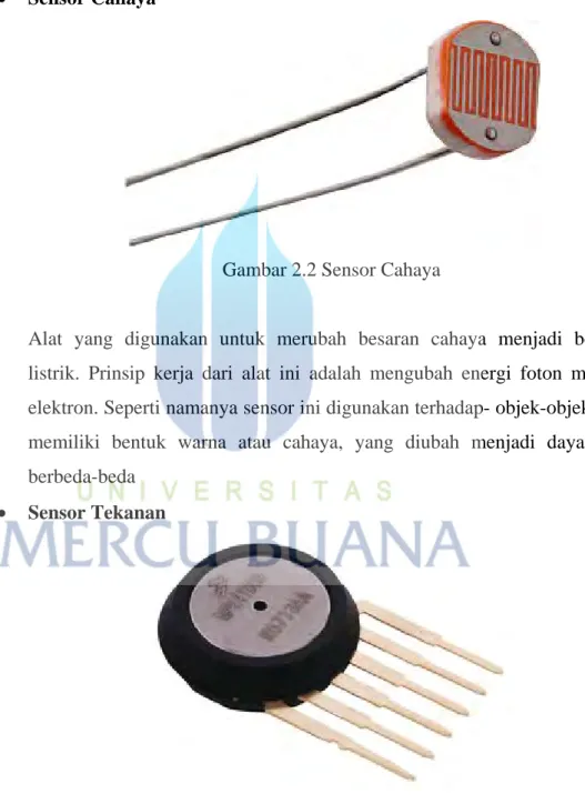 Gambar 2.2 Sensor Cahaya 