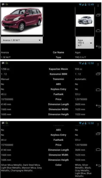 Gambar 4.13  Hasil Compare Product 