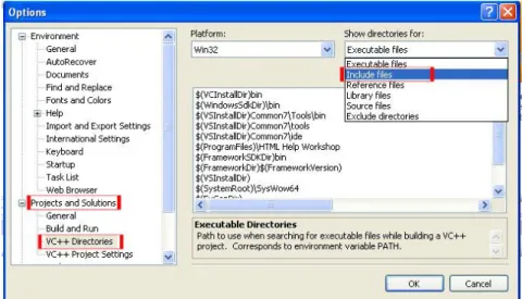 Gambar 2.8.1 kotak dialog Option  