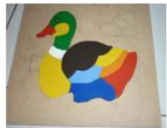 Gambar 3. Puzzle bergambar binatang 