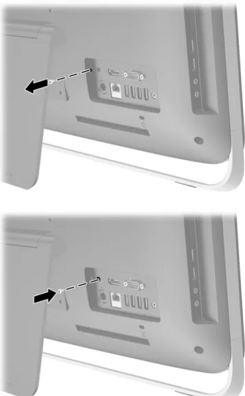Gambar 3-3   Mengunci panel akses