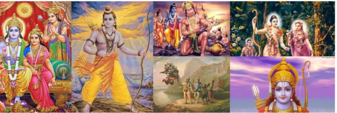 gambar 1. Style Visual Ramayana yang berasal dari India. 