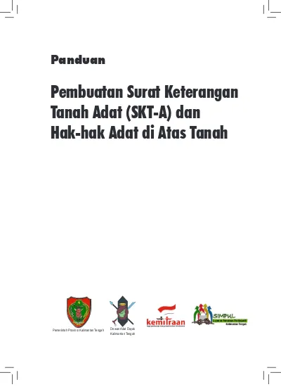 Pembuatan Surat Keterangan Tanah Adat SK