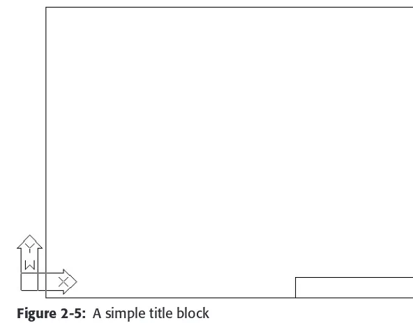 Figure 2-5: A simple title block