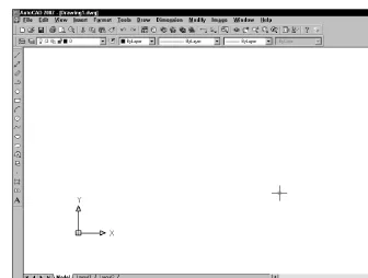 Figure 3-4: Docking the Draw and Modify toolbars at each side of the screen