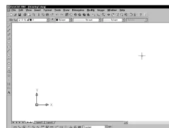 Figure 3-5: The Dimension toolbar is docked at the bottom of the screen.
