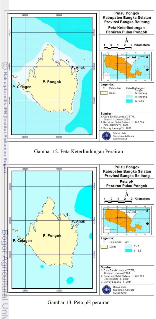 Gambar 12. Peta Keterlindungan Perairan  
