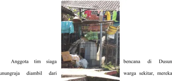Gambar 2.3 EWS yang tidak terawat  Sumber: Dokumentasi BPBD Banjarnegara 