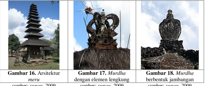 Gambar 16. Arsitektur  meru 